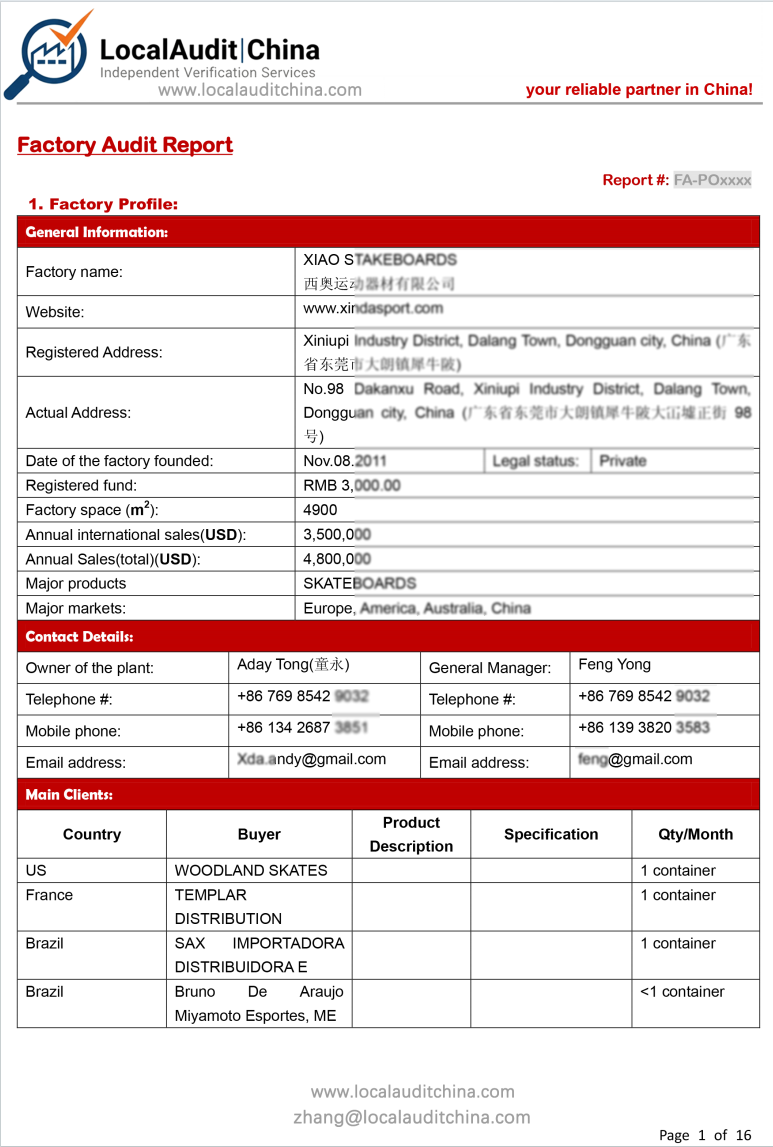 Download Our Latest Sample Audit Report