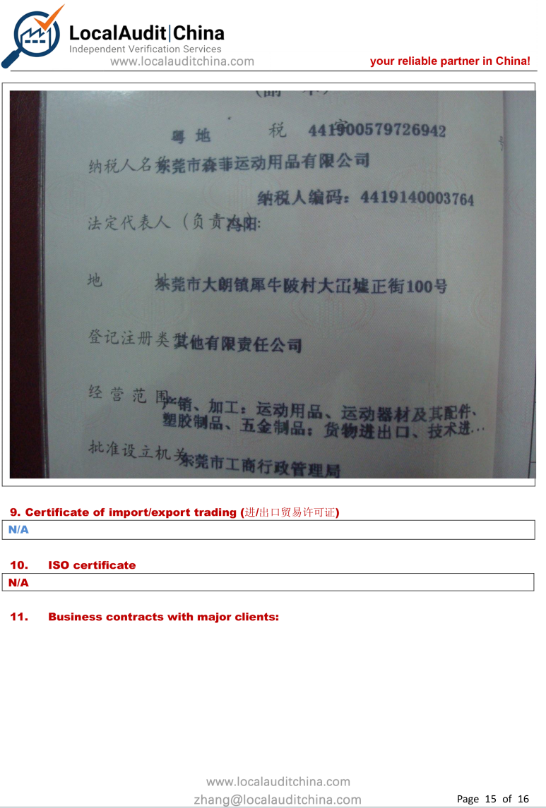 Audit Report Page 15